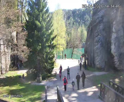 Vstup do skal, Pískovna