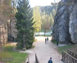 Vstup do skal, Pískovna