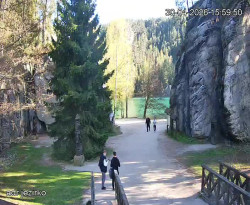 Vstup do skal, Pískovna