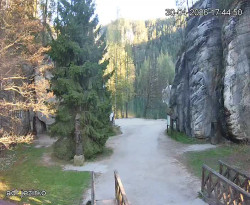 Vstup do skal, Pískovna