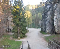 Vstup do skal, Pískovna