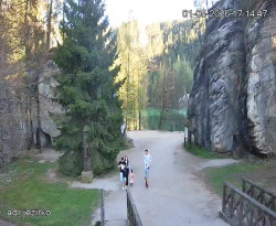 Vstup do skal, Pískovna