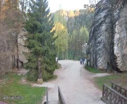 Vstup do skal, Pískovna
