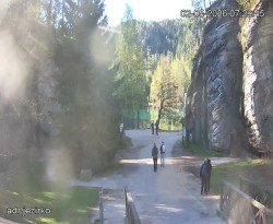 Vstup do skal, Pískovna