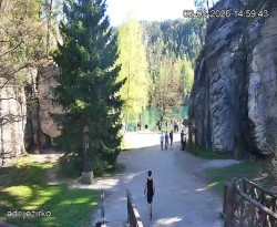 Vstup do skal, Pískovna