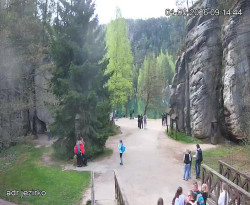 Vstup do skal, Pískovna