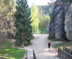 Vstup do skal, Pískovna