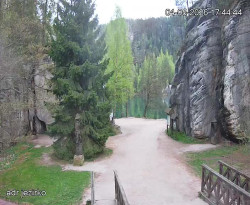 Vstup do skal, Pískovna