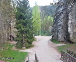 Vstup do skal, Pískovna