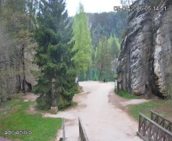Vstup do skal, Pískovna