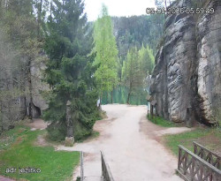 Vstup do skal, Pískovna
