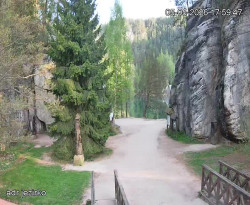 Vstup do skal, Pískovna