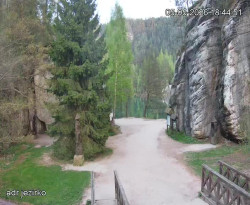 Vstup do skal, Pískovna
