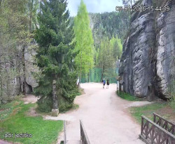 Vstup do skal, Pískovna