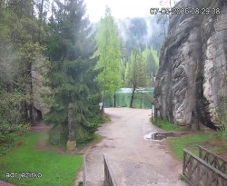 Vstup do skal, Pískovna