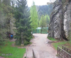 Vstup do skal, Pískovna