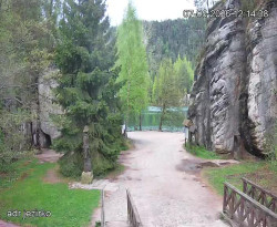 Vstup do skal, Pískovna