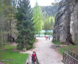 Vstup do skal, Pískovna