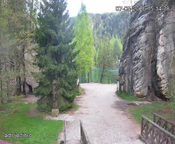 Vstup do skal, Pískovna