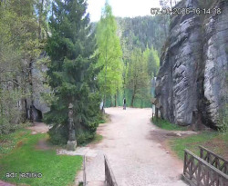 Vstup do skal, Pískovna