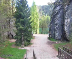 Vstup do skal, Pískovna