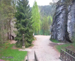 Vstup do skal, Pískovna