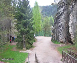 Vstup do skal, Pískovna