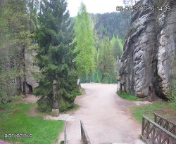 Vstup do skal, Pískovna