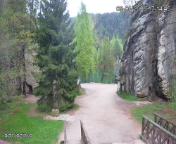 Vstup do skal, Pískovna