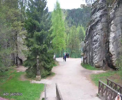 Vstup do skal, Pískovna