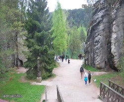Vstup do skal, Pískovna