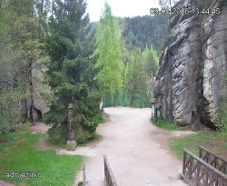 Vstup do skal, Pískovna