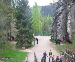 Vstup do skal, Pískovna