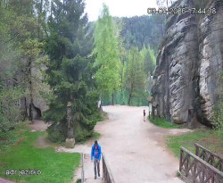 Vstup do skal, Pískovna