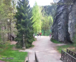 Vstup do skal, Pískovna