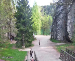 Vstup do skal, Pískovna