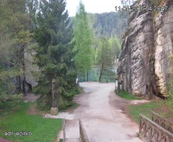 Vstup do skal, Pískovna