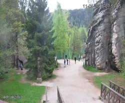 Vstup do skal, Pískovna