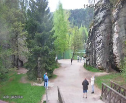Vstup do skal, Pískovna