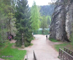 Vstup do skal, Pískovna