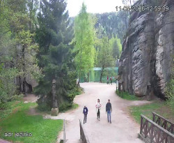 Vstup do skal, Pískovna