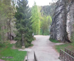Vstup do skal, Pískovna