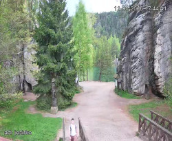 Vstup do skal, Pískovna