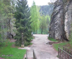 Vstup do skal, Pískovna