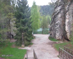 Vstup do skal, Pískovna
