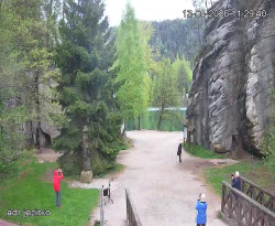 Vstup do skal, Pískovna