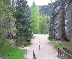 Vstup do skal, Pískovna
