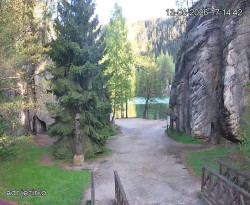 Vstup do skal, Pískovna