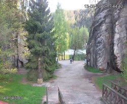 Vstup do skal, Pískovna