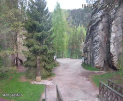 Vstup do skal, Pískovna